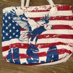 Patriotic USA Flag Tote Bag